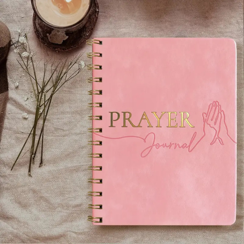 Daily Prayer & Gratitude Journal – Pink; Prayer Journal
