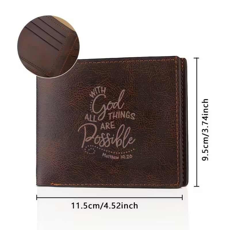 Wallet - with God all things are possible