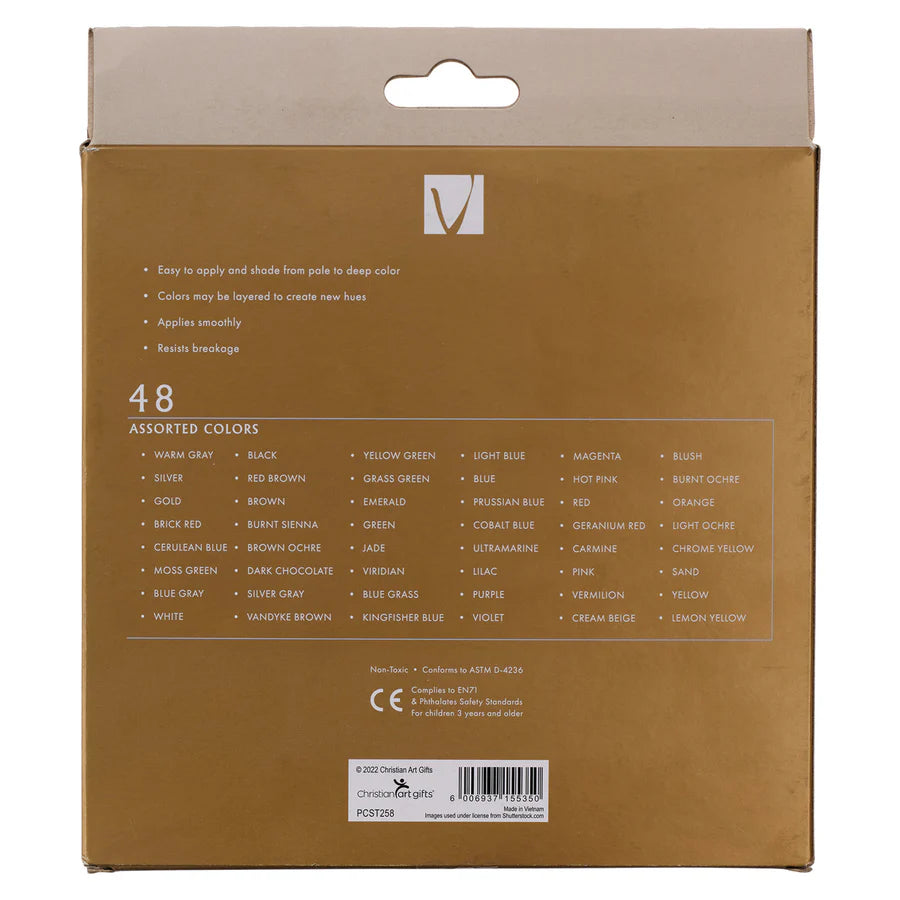 Veritas Coloring Pencils – 48 Piece Creative Set ; Neriah’s Light