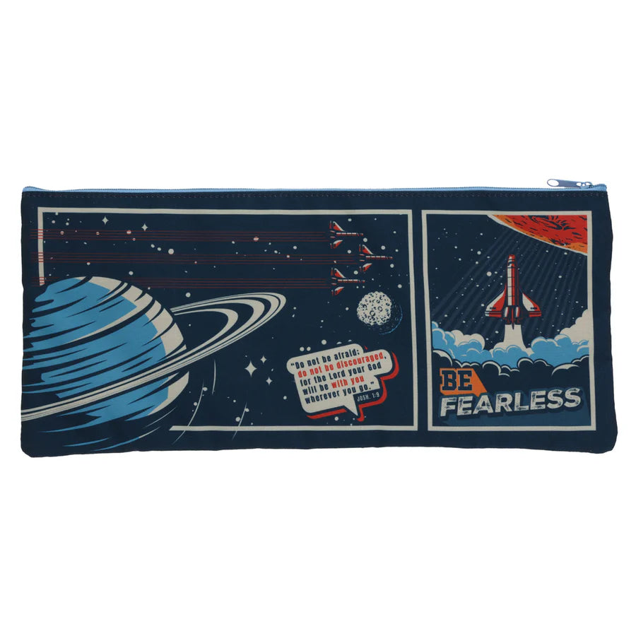 Neriah’s Light; Be Strong Be Brave Pencil Case; Canvas Design
