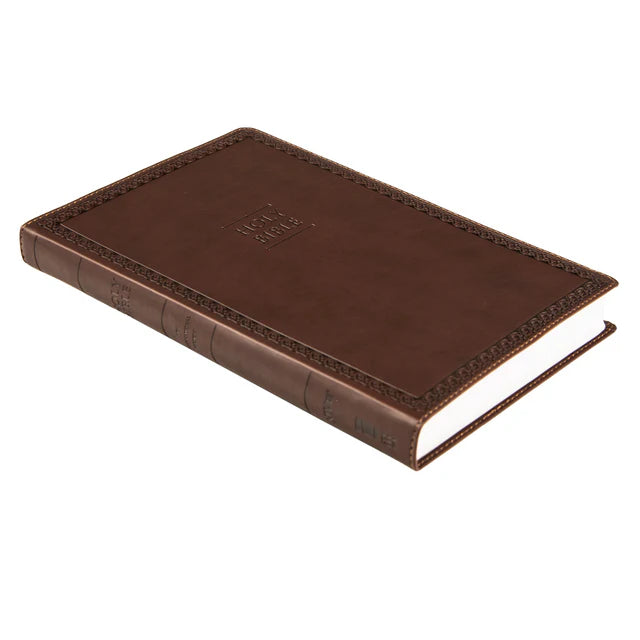 NIV Thinline Bible – Faux Leather Large Print Comfort; Neriah's Light