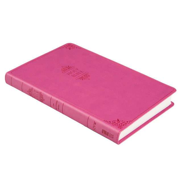 NIV Value Thinline Bible – Pink Large Print Comfort: Neriah's Light