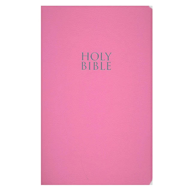 NIV Gift & Award Bible – Pink Red Letter Comfort Print; Neriah's Light