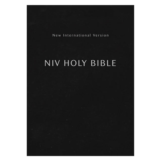NIV Compact Bible – Black Paperback Comfort Print; Neriah's Light