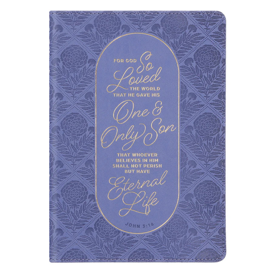 For God So Loved – Faux Leather Prayer Journal | Neriah’s Light