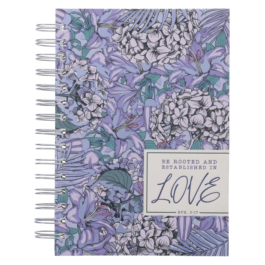 Be Rooted and Established in Love Hardcover Wirebound Journal