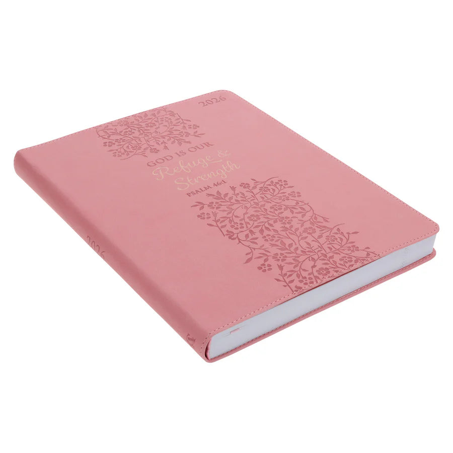 Neriah's Light – 2026 A4 Executive Daily Planner God Is Our Refuge