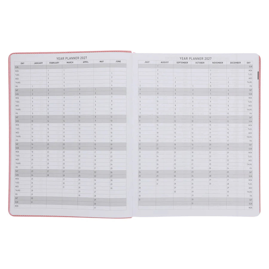 Neriah's Light – 2026 A4 Executive Daily Planner God Is Our Refuge