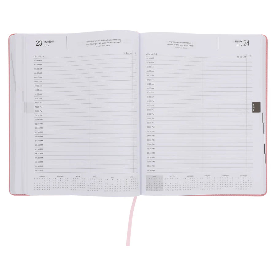 Neriah's Light – 2026 A4 Executive Daily Planner God Is Our Refuge