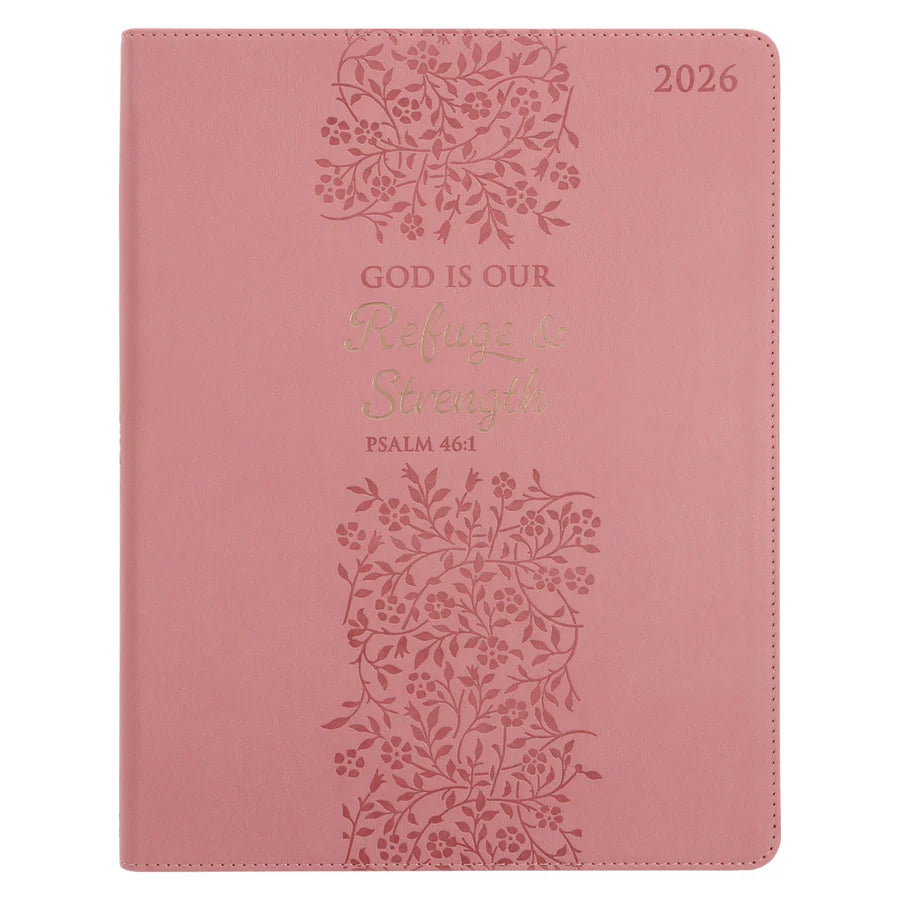 Neriah's Light – 2026 A4 Executive Daily Planner God Is Our Refuge