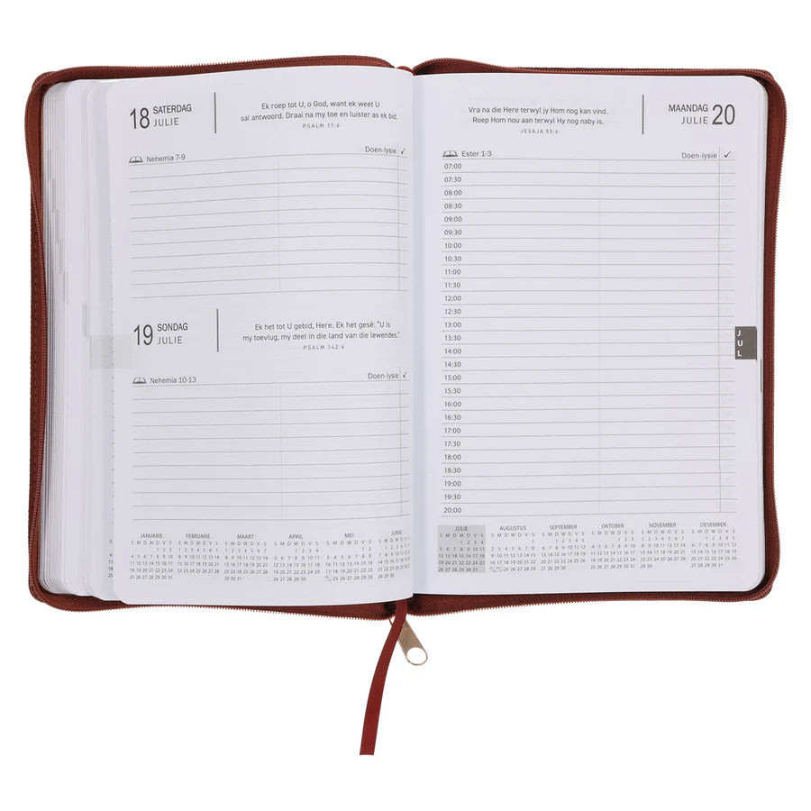 Neriah’s Light; 2026 Jaarbeplanner; Die Here is My Sterkte Kunsleer