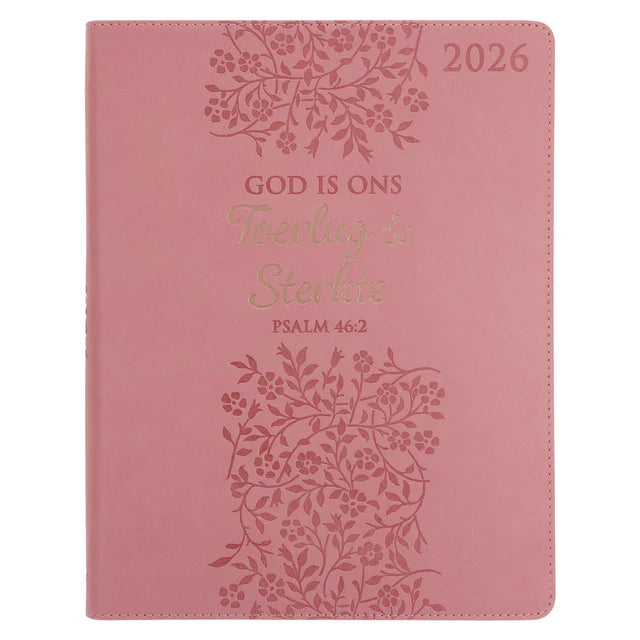 2026 A4 Dagboek – God Is Ons Toevlug en Sterkte | Neriah se Lig
