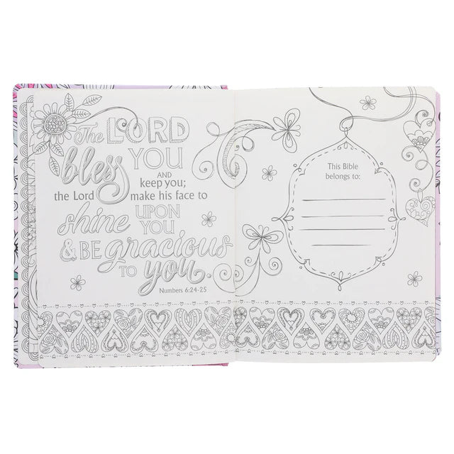 ESV Pink Coloring Hardcover My Creative Bible for Girls