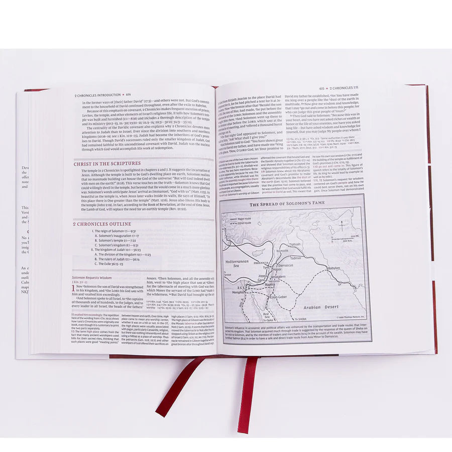 NKJV Study Bible – Red Letter | Complete Resource with Comfort Print