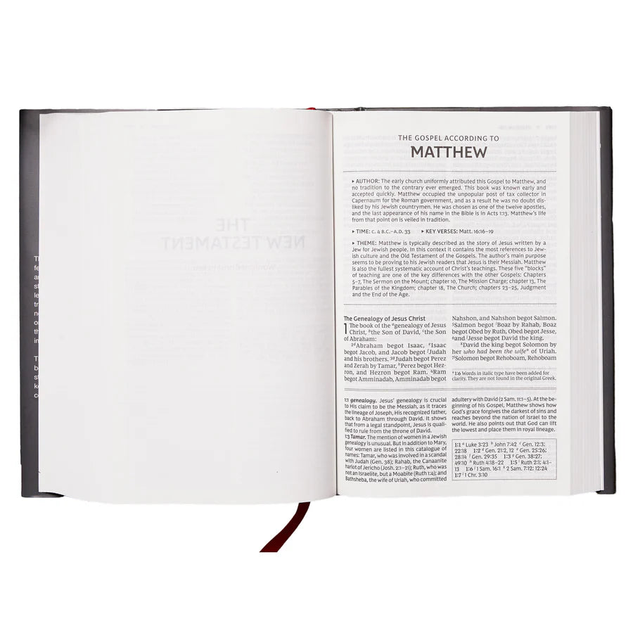 NKJV Foundation Study Bible | Large Print Hardcover Edition