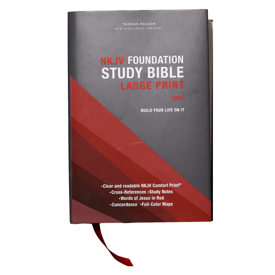 NKJV Foundation Study Bible | Large Print Hardcover Edition