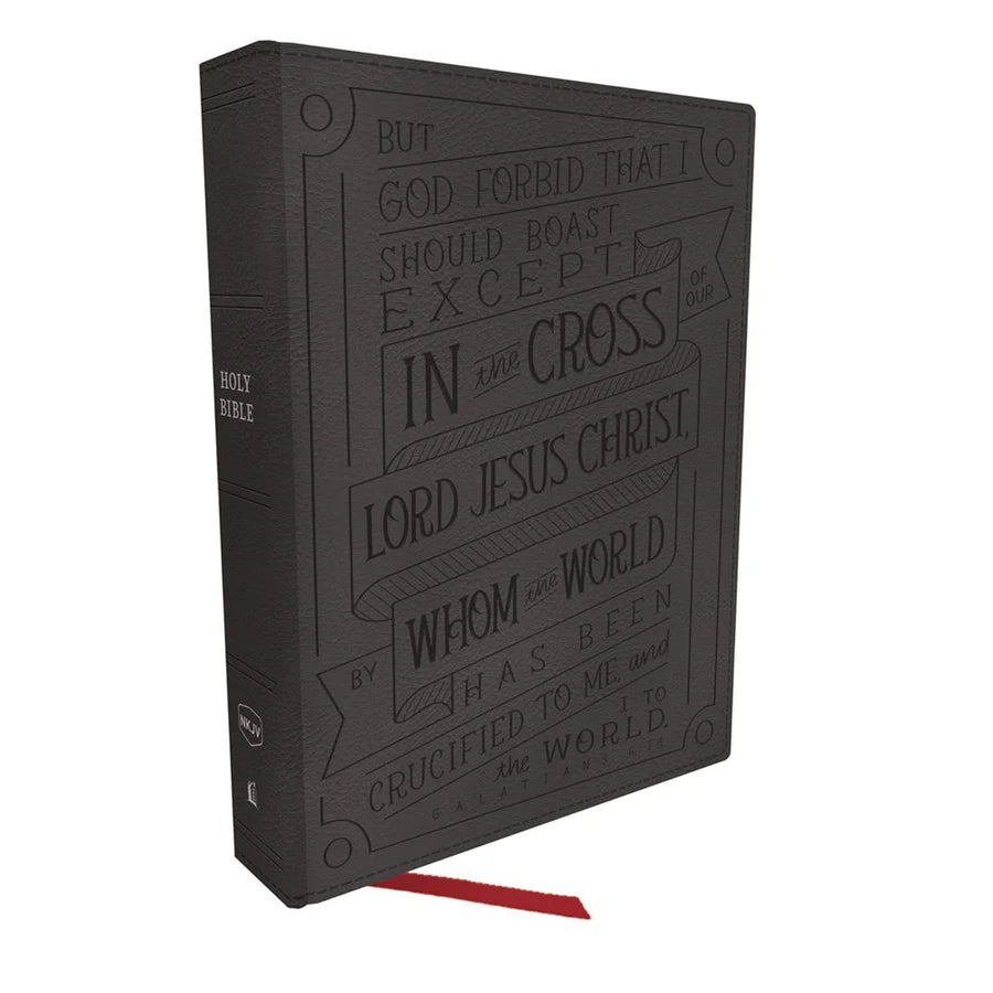 NKJV Journal Reference Bible – Gray Faux Leather; Neriah’s Light