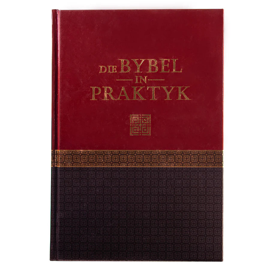 Die Bybel in Praktyk Studiebybel | Rooi & Swart Hardeband Afrikaans