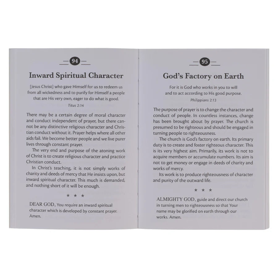 Mini Devotions; Power Of Prayer; E.M. Bounds; Neriah’s Light