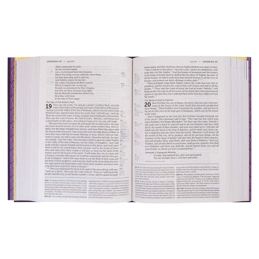 NKJV Life Application Study Bible | Large Print Hardcover Edition