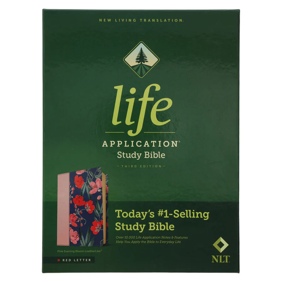 NLT Life Application Study Bible – Pink Bloom; 3rd Ed; Neriah’s Light