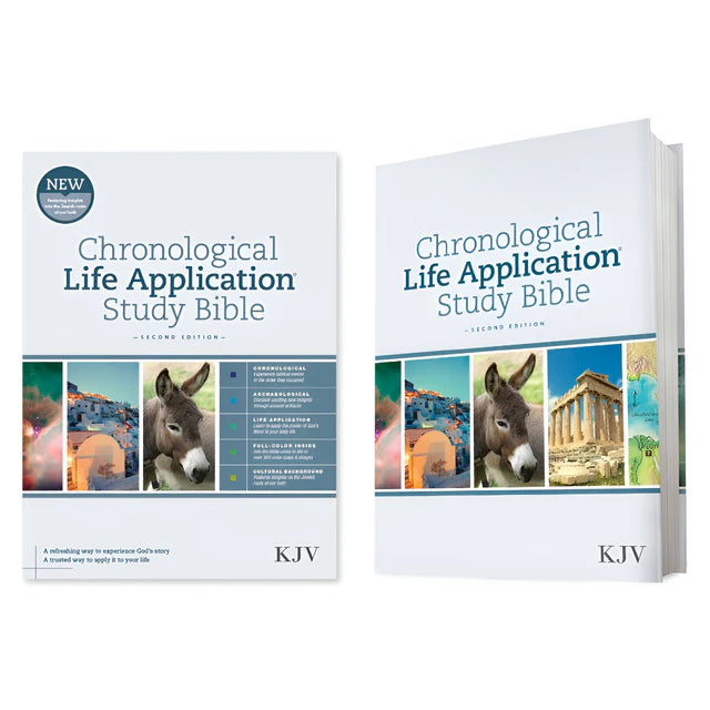 KJV Hardcover Chronological Life Application Study Bible Second Edition