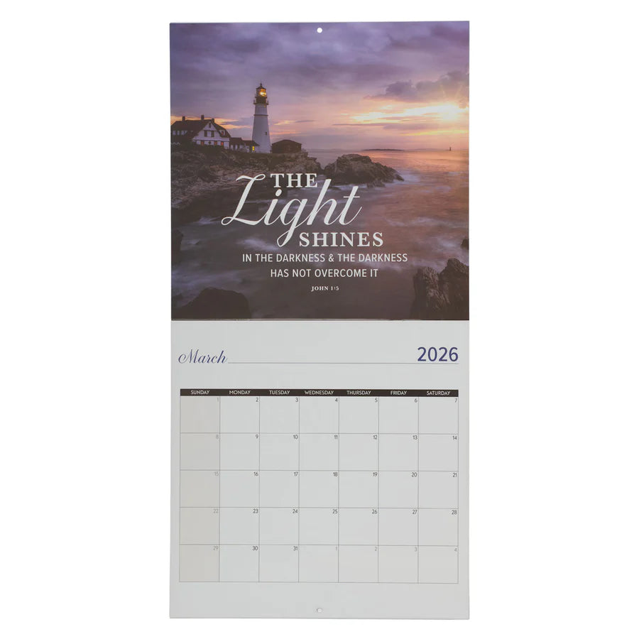 2026 Calendar - I Am the Light of the World