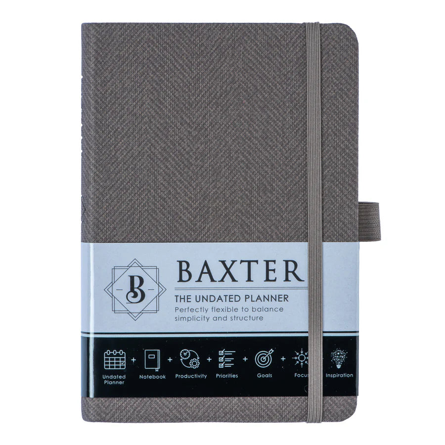 Neriah's Light – Baxter Undated Planner Pocket Edition Grey