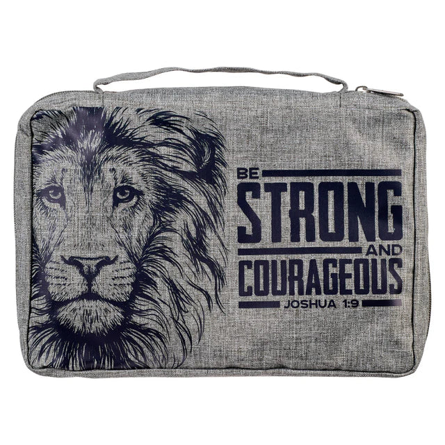 Strong & Courageous; Bible Bag; Poly-Canvas Cover; Neriah’s Light