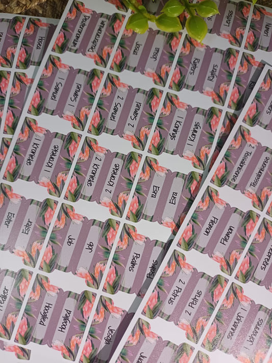 Bible Index Tabs; All Languages; Neriah’s Light