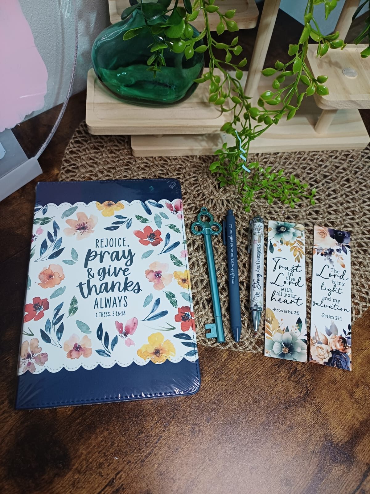 Rejoice and Pray Set; Faithful Stationery Gift Bundle; Neriah’s Light