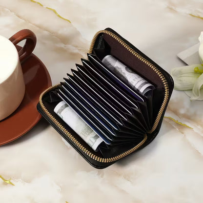 Compact Faux Leather Wallet – JESUS (Black) Design; Neriah’s Light