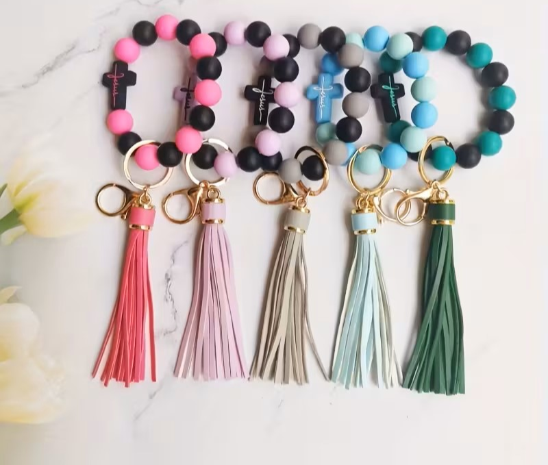 Faithful Wristlet Keyring for Daily Stewardship; Neriah’s Light