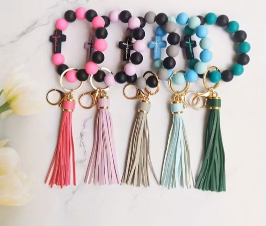 Faithful Wristlet Keyring for Daily Stewardship; Neriah’s Light