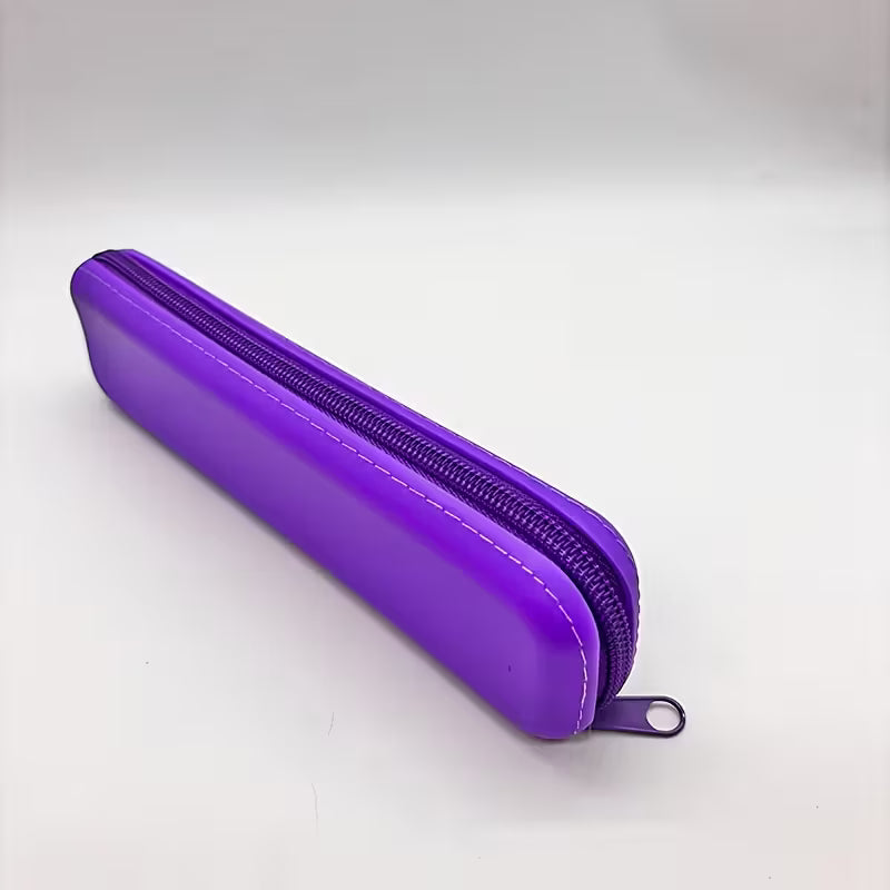 Soft Silicone Pencil Case - Voilet