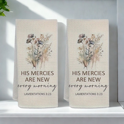HIS Mercies Are New Towel | Faithful Home Accent
