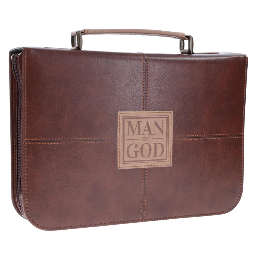 Man of God; Bible Bag; Faux Leather Cover; Neriah’s Light