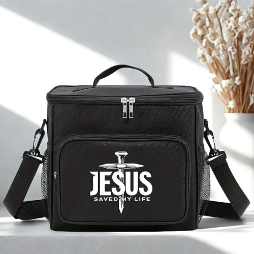 Jesus Saved My Life; Black Lunch Bag; Faith Statement; Neriah’s Light