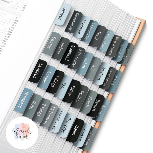 Bible Index Tabs - SereneDepths