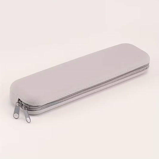 Soft Silicone Pencil Case - Grey