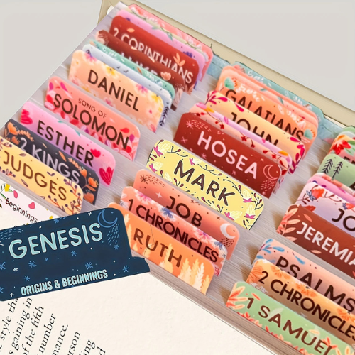 Bible Index Tabs - Bright
