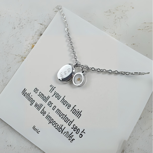 Be the Light Necklace | Christian Jewelry in Gold & Steel