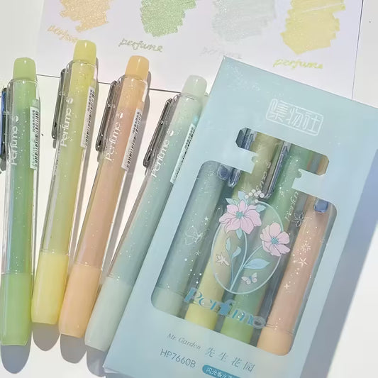 Highlighters 4 Piece Glitter Green