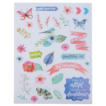 Drie Plakker Bladsye – Bybel Joernaal Plakkers; Afrikaans; Neriah’s Light