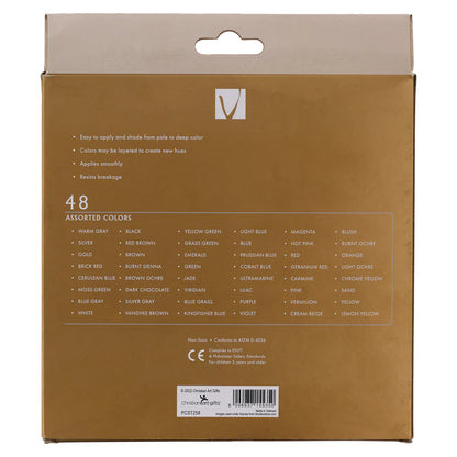 Veritas Coloring Pencils – 48 Piece Creative Set ; Neriah’s Light
