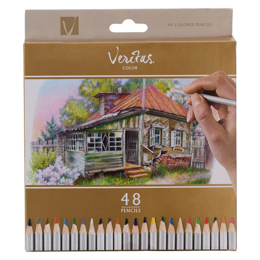 Veritas Coloring Pencils – 48 Piece Creative Set ; Neriah’s Light