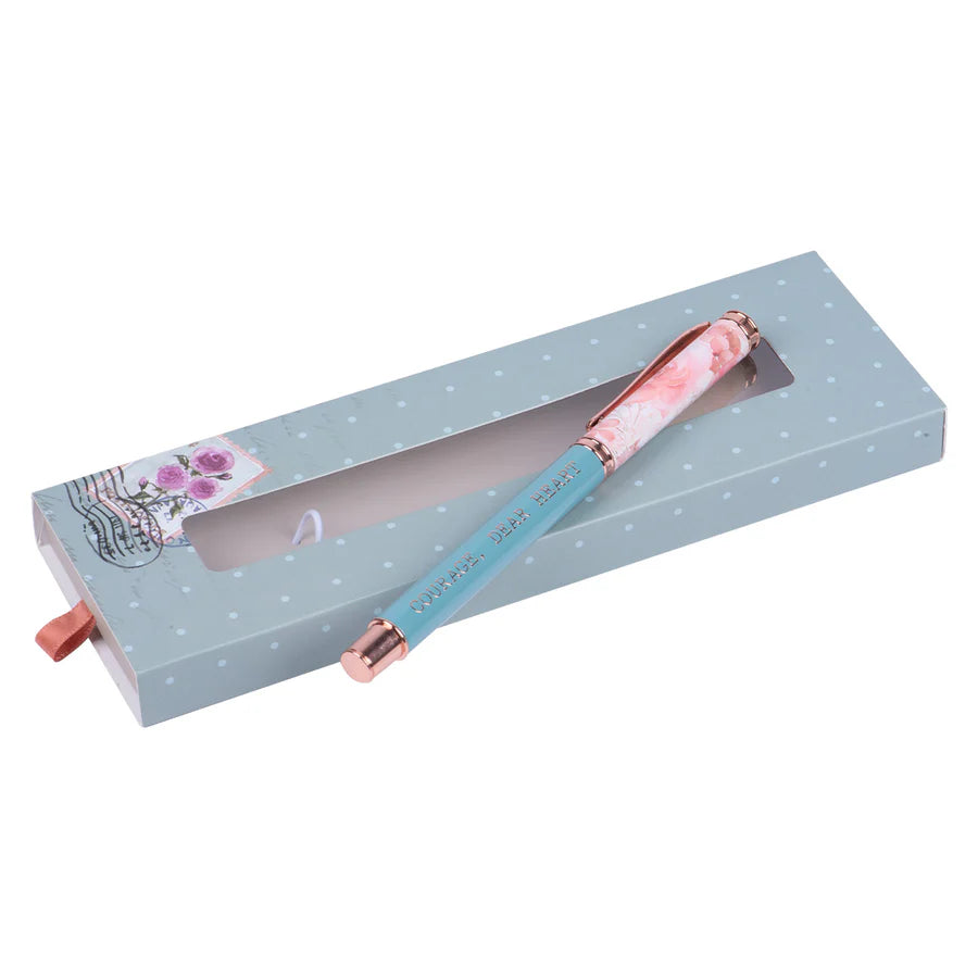 Neriah’s Light; Courage Dear Heart Pen; Inspirational Writing Gift
