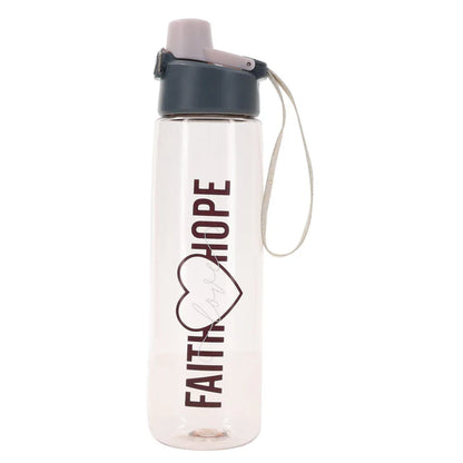 Faith, Love, Hope; Plastic Bottle; Pink; Neriah’s Light