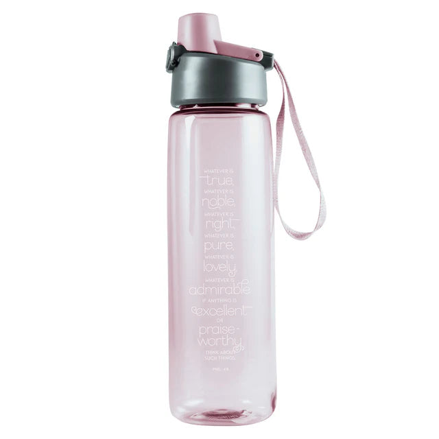 Whatever Is True ; Neriah’s Light Water Bottle – Philippians 4:8