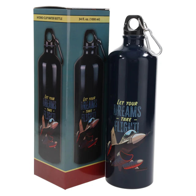 Let Your Dreams Take Flight; Aluminium Bottle; Black; Neriah’s Light